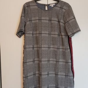 Ophelia Roe Plaid Red Stripe Dress